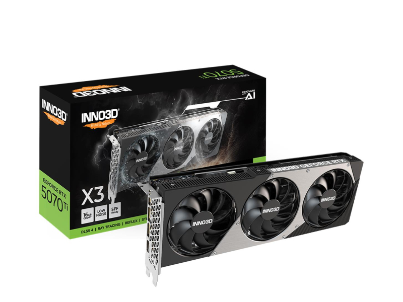 INNO3D GeForce RTX 5070 Ti X3 16GB GDDR7 DLSS5